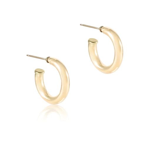 enewton Round Gold Post Smooth Hoop Earrings - Juli's Wearable Art