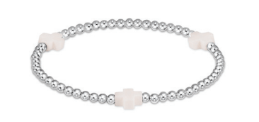 enewton Signature Cross Sterling Pattern 3MM Bracelets - Juli's Wearable Art