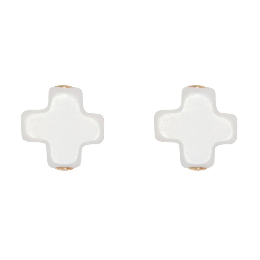 enewton Signature Cross Stud Earrigs