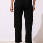 Escape by Habitat Cotton Slub Edgewater Flood Pant | Black - Juli's Wearable Art