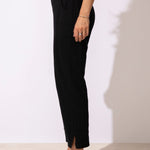 Escape by Habitat Cotton Slub Edgewater Flood Pant | Black - Juli's Wearable Art