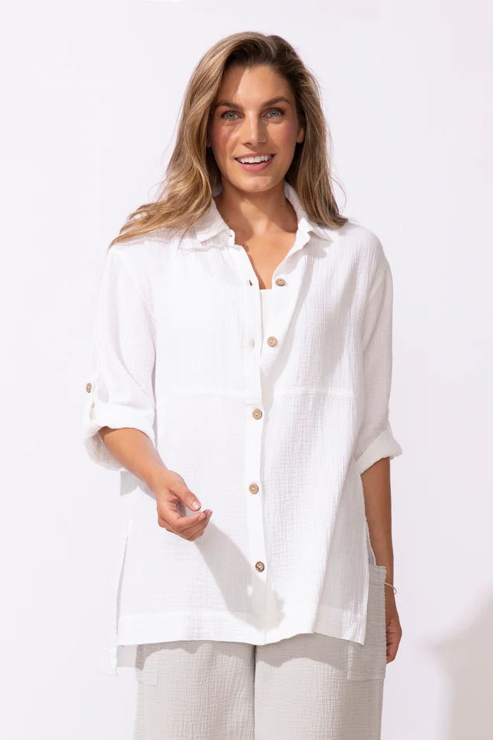 Escape by Habitat Everyday Summer Shirt | White