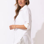 Escape by Habitat Everyday Summer Shirt | White - Juli's Wearable Art