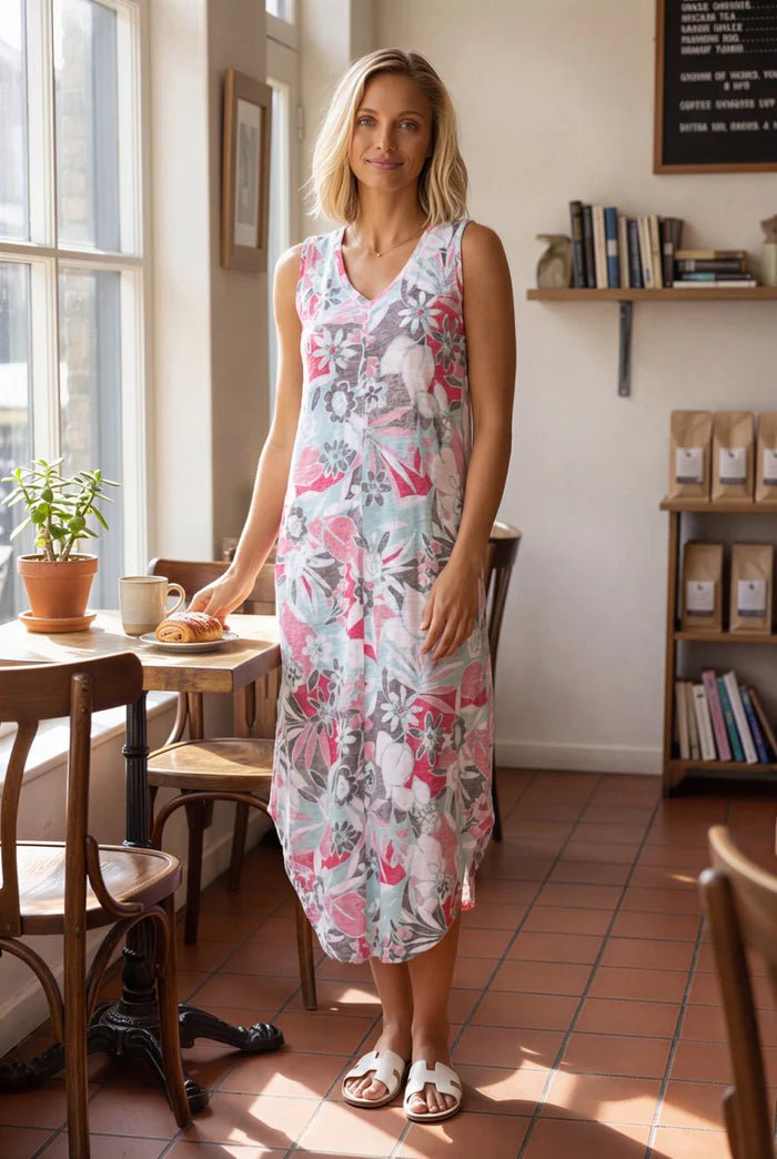 Escape by Habitat Fiji Floral Bistro Dress | Poppy