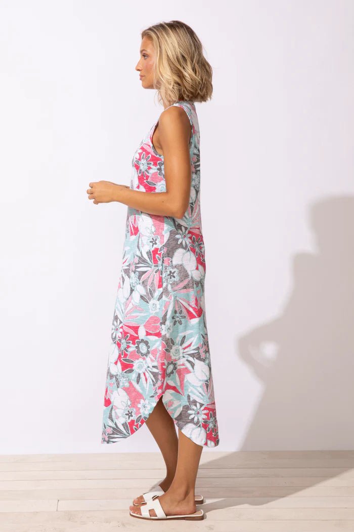 Escape by Habitat Fiji Floral Bistro Dress | Poppy - Juli's Wearable Art