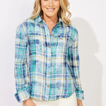 Escape by Habitat Hazy Plaid Weekend Shirt | Harbor - Juli's Wearable Art