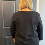 Escape by Habitat Peruvian Cotton Nantucket Tee | Black - Juli's Wearable Art