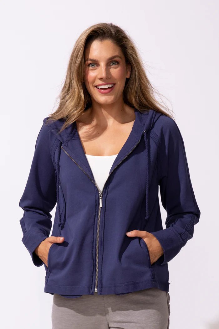 Escape by Habitat Take - It - To - Go Hoodie | Navy - Juli's Wearable Art