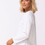 Escape by Habitat Textured Peruvian Cotton Chill Jacket | White - Juli's Wearable Art