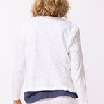 Escape by Habitat Textured Peruvian Cotton Chill Jacket | White - Juli's Wearable Art