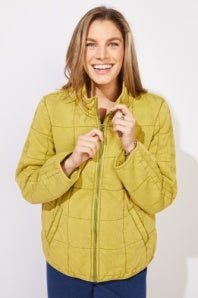 Escape by Habitat Washed Quilt Hillside Jacket | Citron