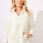 Escape by Habitat Wave Quilt Summit Jacket | Pearl - Juli's Wearable Art