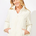 Escape by Habitat Wave Quilt Summit Jacket | Pearl - Juli's Wearable Art