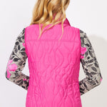 Escape by Habitat Wave Quilt Summit Vest | Fuchsia - Juli's Wearable Art