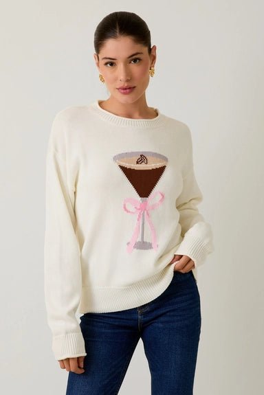 Espresso Martini Graphic Sweater - Juli's Wearable Art