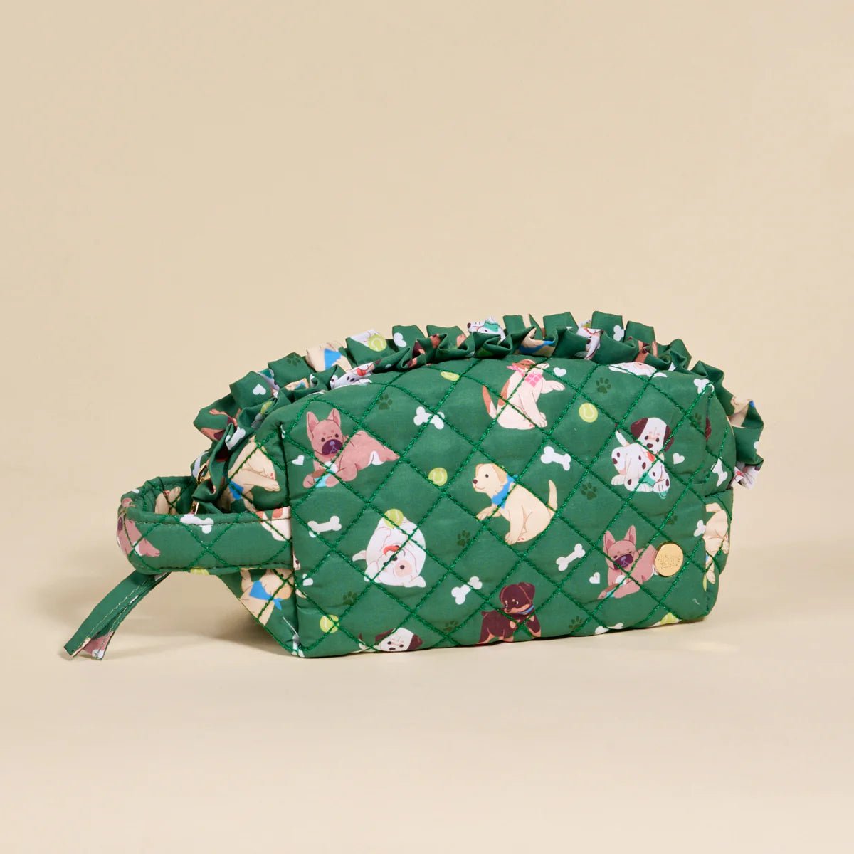 Essentials Quilted Cosmetic Pouch | Dog Days