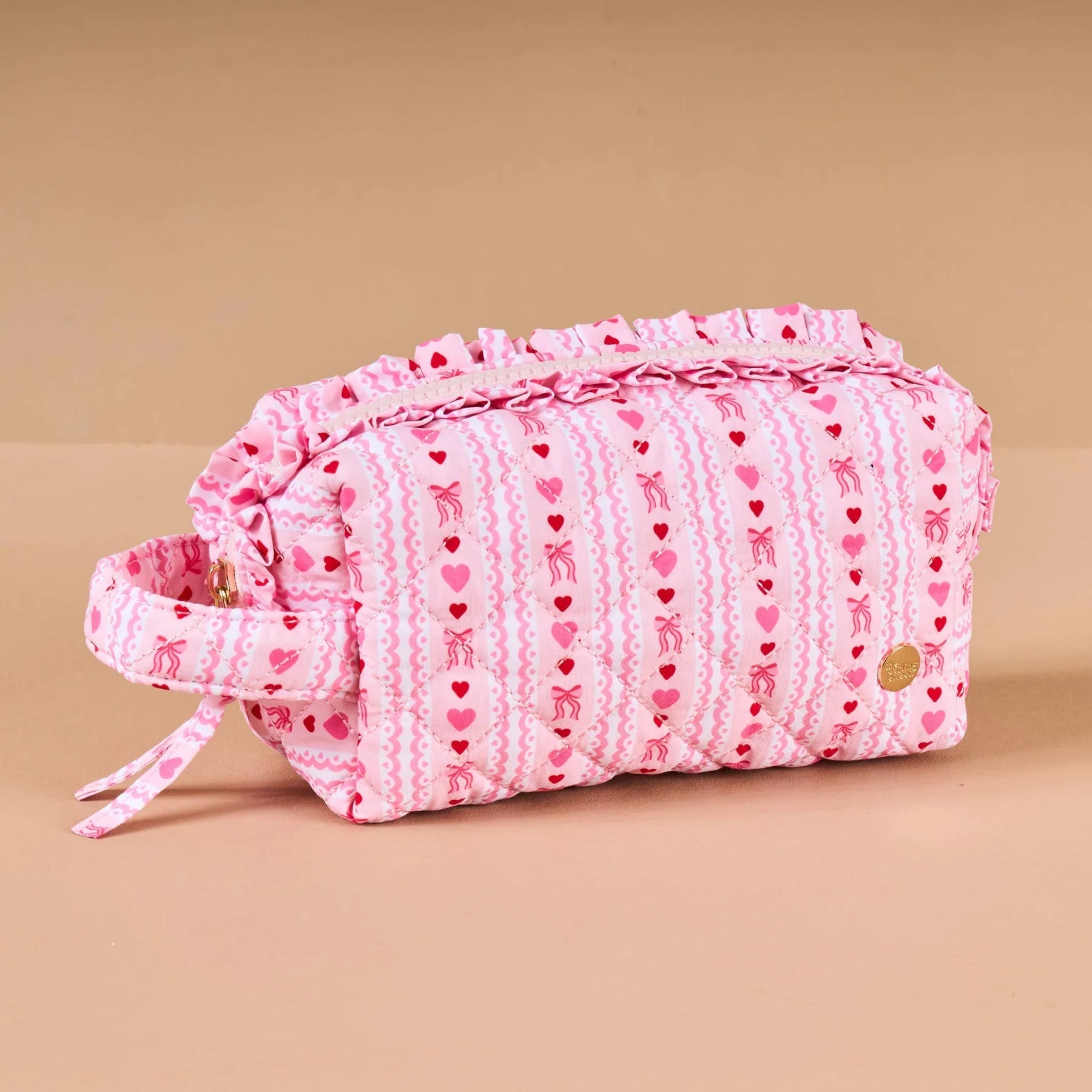 Essentials Quilted Cosmetic Pouch - Oh so Lovely - Juli's Wearable Art