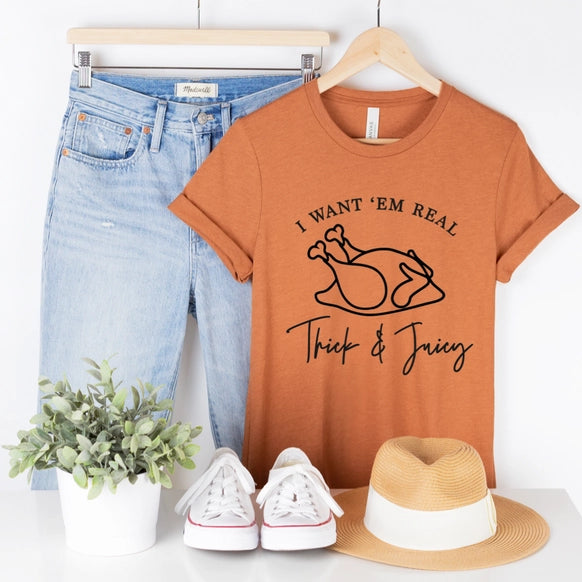 Thick and Juicy Thanksgiving Graphic Tee