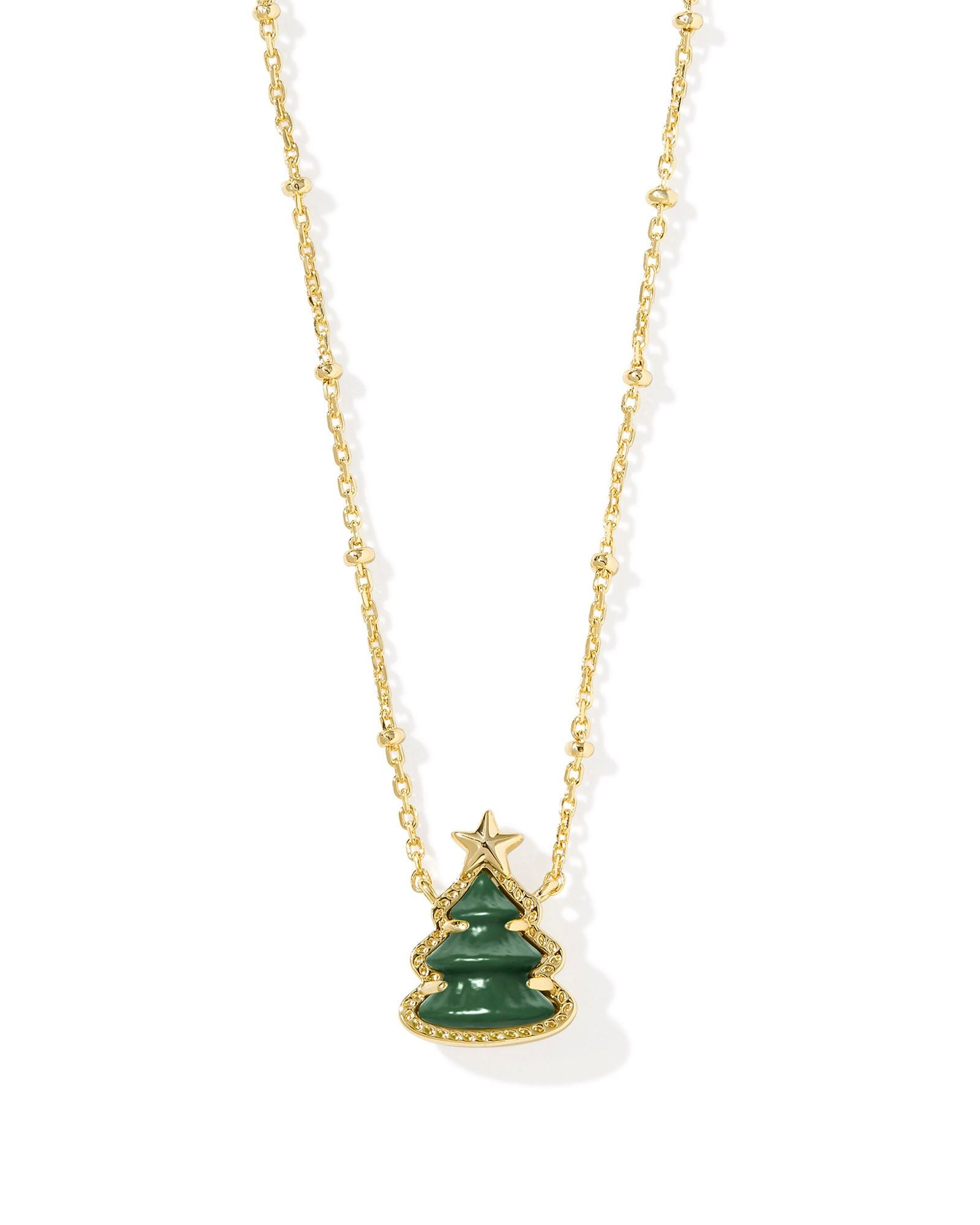 Kendra Scott Holiday Tree Short Pendant Necklace