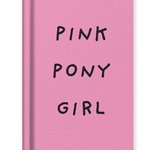 Fabric Hardback Notebook | Pink Pony Girl - Juli's Wearable Art