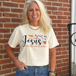 "Fall for Jesus - He Never Leaves" Tee - Juli's Wearable Art