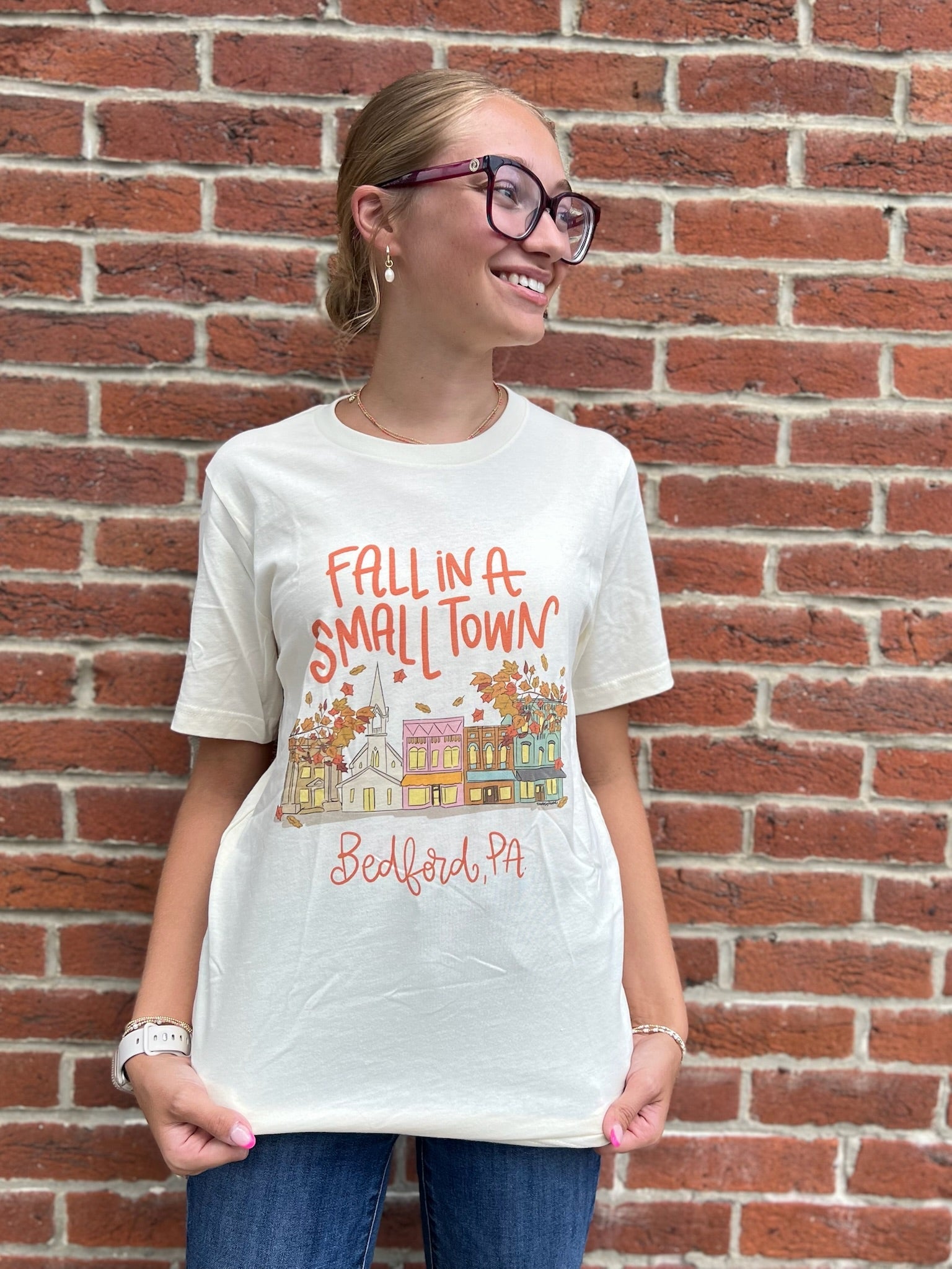 Fall in a Small Town - Bedford PA Tee