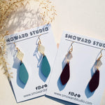 Fall Minimalist Pendant Earrings - Juli's Wearable Art