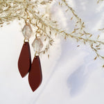 Fall Minimalist Pendant Earrings - Juli's Wearable Art