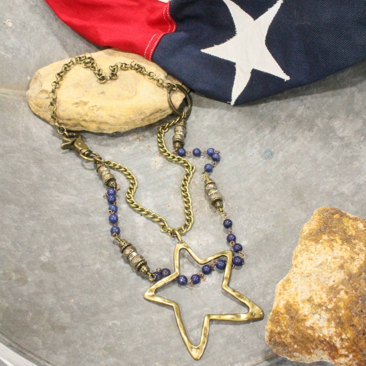 Falling Stars Layered Necklace - Juli's Wearable Art