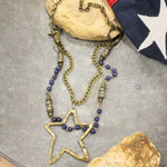 Falling Stars Layered Necklace - Juli's Wearable Art