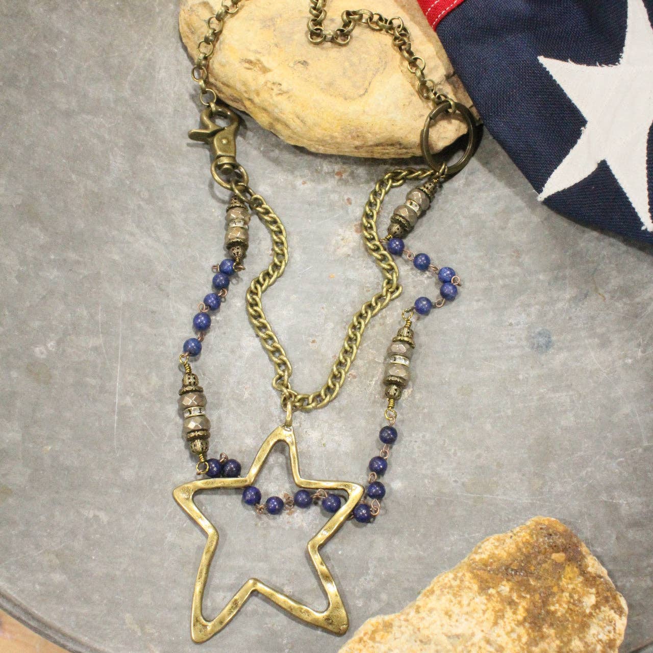 Falling Stars Layered Necklace - Juli's Wearable Art