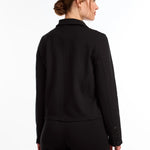 FDJ Black Cropped Blazer – Ponte de Roma - Juli's Wearable Art