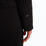 FDJ Black Cropped Blazer – Ponte de Roma - Juli's Wearable Art