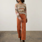 FDJ Boat Neck Boucle Sweater | Natural Spacedye - Juli's Wearable Art