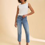 FDJ Boat Neck Cami | White - Juli's Wearable Art