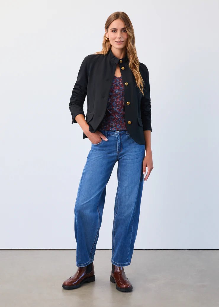 FDJ Braid Detail Blazer – Black - Juli's Wearable Art