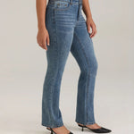 FDJ Christina Boot Leg Statement Denim | Vintage Wash - Juli's Wearable Art