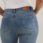 FDJ Christina Boot Leg Statement Denim | Vintage Wash - Juli's Wearable Art