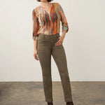 FDJ Christina Straight Leg Denim | Olive - Juli's Wearable Art