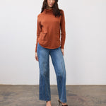 FDJ Cowl Neck Sweater | Pumpkin Pie - Juli's Wearable Art