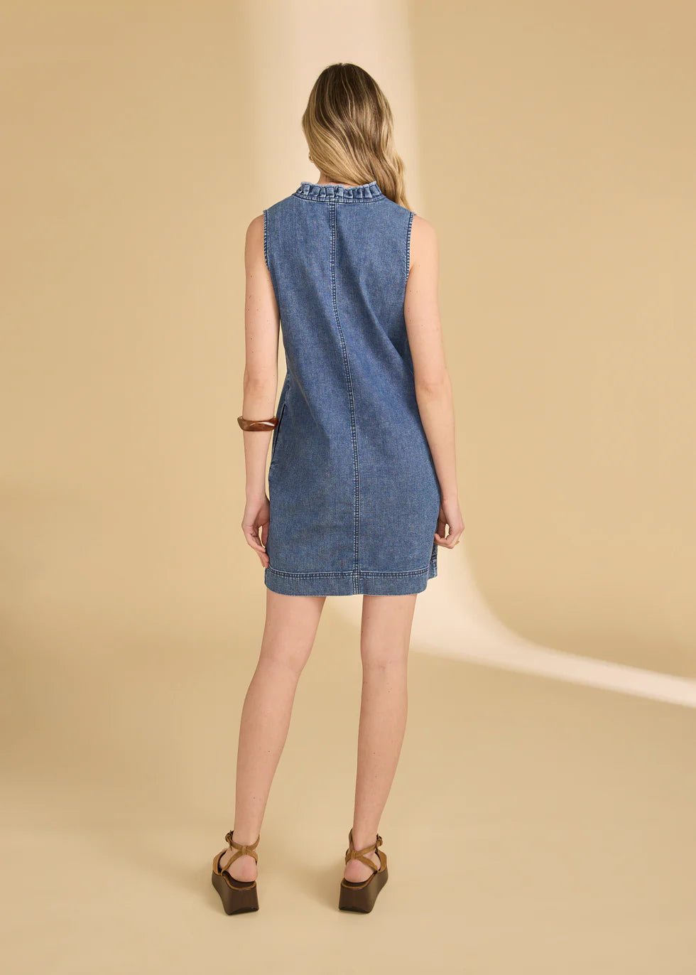 FDJ Denim Shift Dress | Dark Snow Wash - Juli's Wearable Art