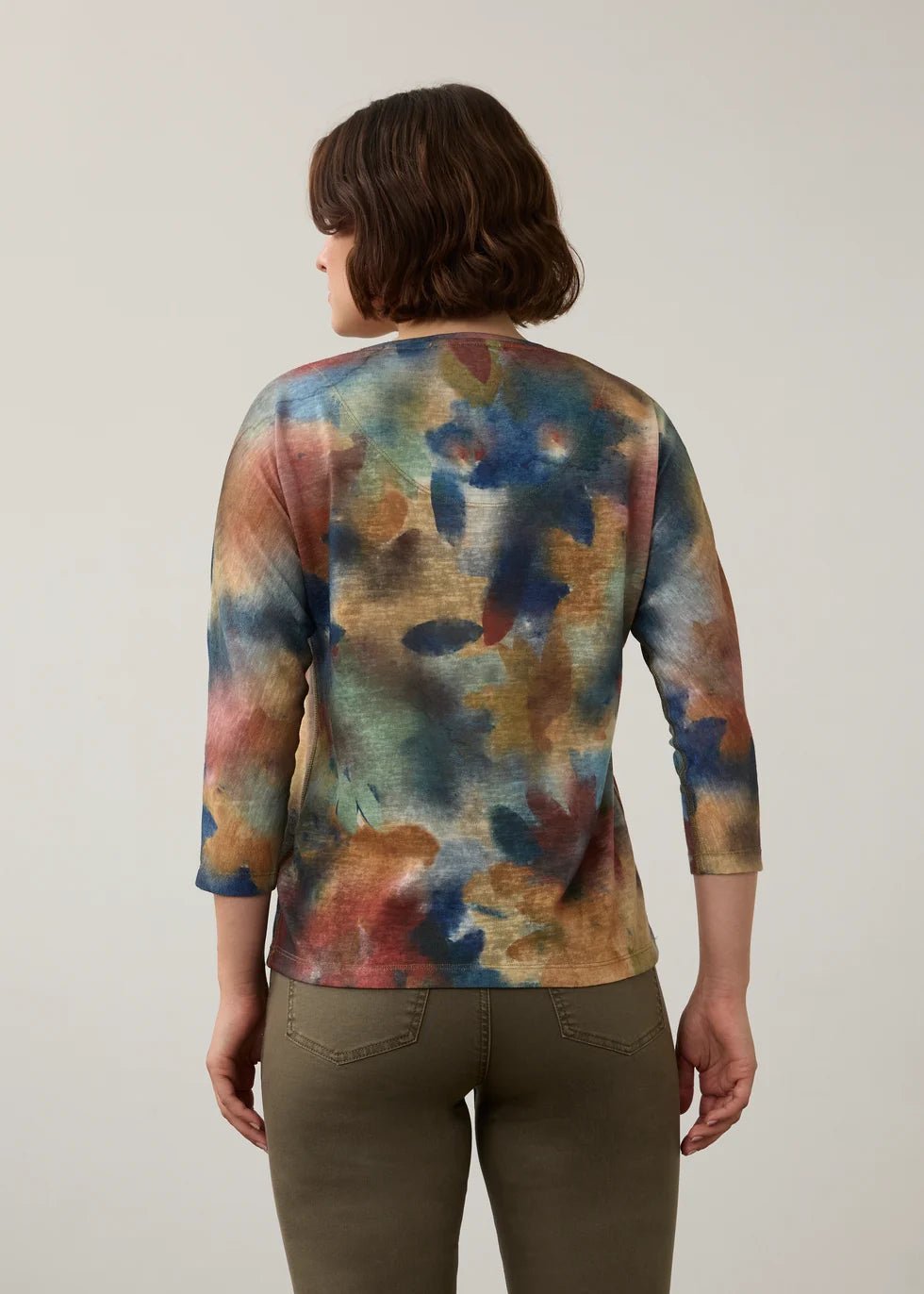 FDJ Drop Shoulder V-Neck Top | Courage - Juli's Wearable Art
