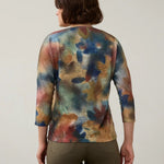 FDJ Drop Shoulder V-Neck Top | Courage - Juli's Wearable Art