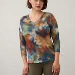 FDJ Drop Shoulder V-Neck Top | Courage - Juli's Wearable Art