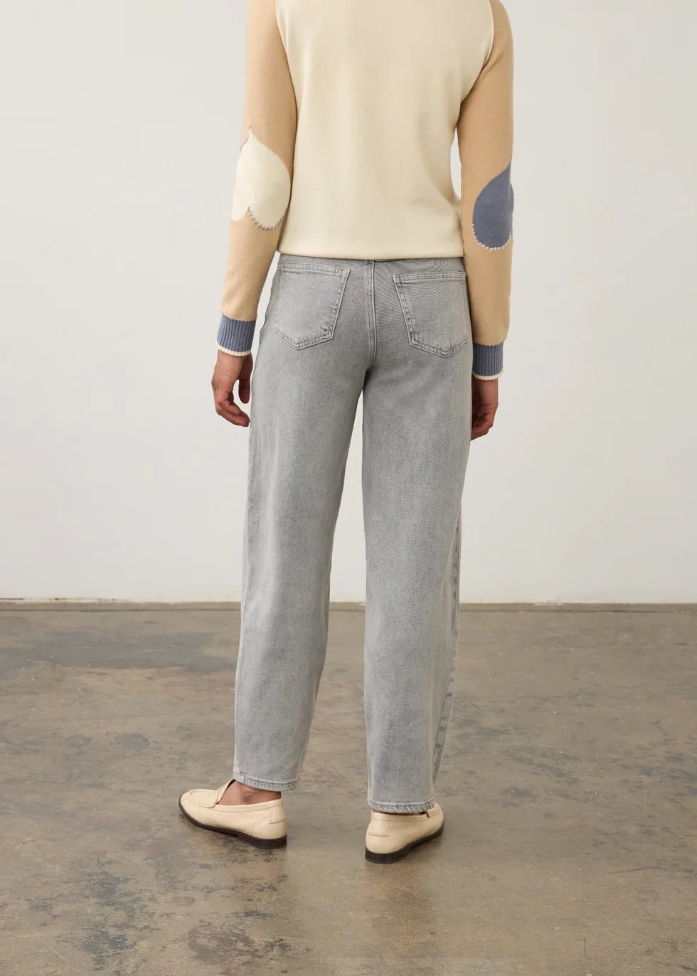 FDJ Girlfriend Barrel Ankle Denim | Ice Gray - Juli's Wearable Art