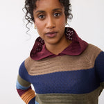 FDJ Hooded Stripe Sweater - Juli's Wearable Art