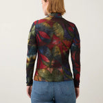FDJ Long Sleeve Mock Neck Top | Autumnal - Juli's Wearable Art