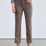 FDJ Olivia Boot Ankle Jeans in Taupe - Juli's Wearable Art