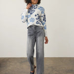 FDJ Olivia Pintuck Wide Leg Denim | Blue Gray - Juli's Wearable Art