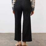 FDJ Olivia Pintuck Wide Leg Denim | Deep Black - Juli's Wearable Art